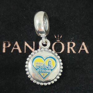 Pandora Boston Strong Dangle Charm Bracelet Pendant S925 Silver with box